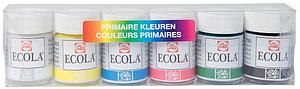 TALENS PLAKKAATVERF PRIMAIRE KLEUREN SET 6 FLACONS 16ML