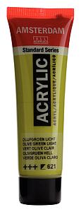 ACRYL STANDARD TUBE 20ML - 621 OLIJFGROEN LICHT