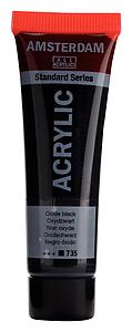 ACRYL STANDARD TUBE 20ML - 735 OXYDZWART