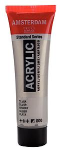 ACRYL STANDARD TUBE 20ML - 800 ZILVER