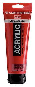 ACRYL STANDARD TUBE 250ML - 317 TRANSPARANT ROOD MIDDEL