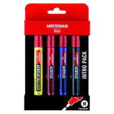 ACRYLIC MARKER - INTRO SET 4MM - 4ST
