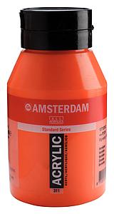 ACRYL STANDARD POT 1L - 311 VERMILJOEN