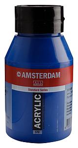 ACRYL STANDARD POT 1L - 570 PHTALOBLAUW