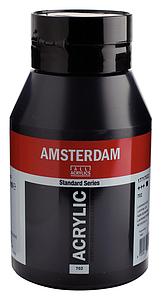 ACRYL STANDARD POT 1L - 702 LAMPENZWART