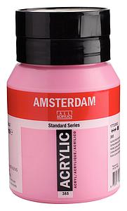 ACRYL STANDARD POT 500ML - 385 QUINACRIDONEROSE LICHT