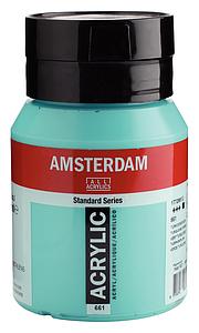 ACRYL STANDARD POT 500ML - 661 TURKOOISGROEN 