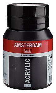 ACRYL STANDARD POT 500ML - 735 OXYDZWART