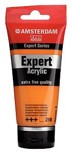 ACRYL EXPERT TUBE 75ML - 218 TRANSPARANTORANJE