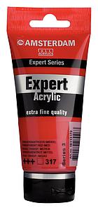 ACRYL EXPERT TUBE 75ML - 317 TRANSPARANT ROOD MIDDEL