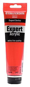 ACRYL EXPERT TUBE 150ML - 317 TRANSPARANT ROOD MIDDEL