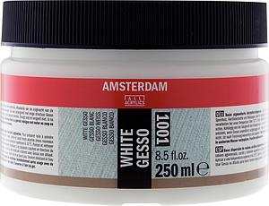 AMSTERDAM GESSO WIT - POT 250ML