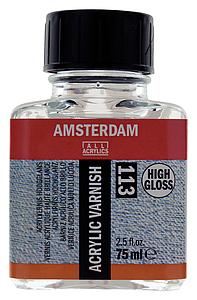 AMSTERDAM ACRYLVERNIS HOOGGLANS - 75ML