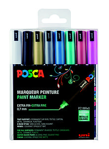 POSCA SET PC1MR ASS19 - 8 STUKS