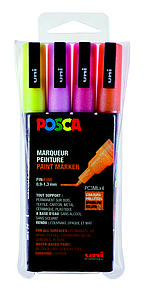 POSCA SET PC3M - SPARKLING COL. 4ST.