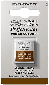 PROFESSIONAL WATERVERF 1/2 NAP - 676 VAN DIJCK BRUIN