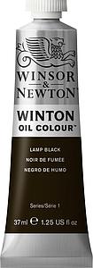 WINTON OIL COLOUR 37ML - 337 LAMPENZWART