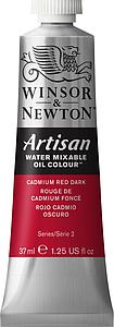 ARTISAN WATERMENGBARE OLIEVERF TUBE 37ML - 098 CADMIUM DONKERROOD
