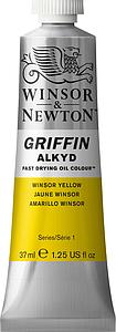 GRIFFIN ALKYD TUBE 37ML - 730 WINSOR GEEL
