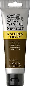 GALERIA ACRYLIC TUBE 120ML - 676 VANDYKE BROWN