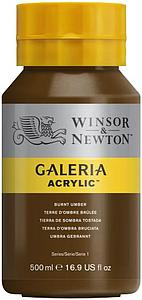 GALERIA ACRYLIC POT 500ML - 76 BURNT UMBER