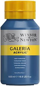 GALERIA ACRYLIC POT 500ML - 232 DEEP TURQUOISE