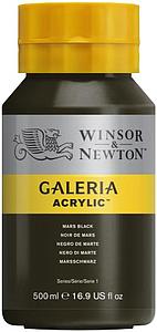 GALERIA ACRYLIC POT 500ML - 386 MARS BLACK