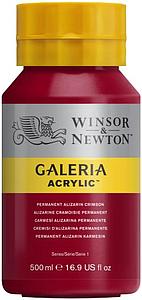 GALERIA ACRYLIC POT 500ML - 466 PERMANENT ALIZARIN CRIMSON