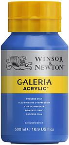 GALERIA ACRYLIC POT 500ML - 535 PROCESS CYAN