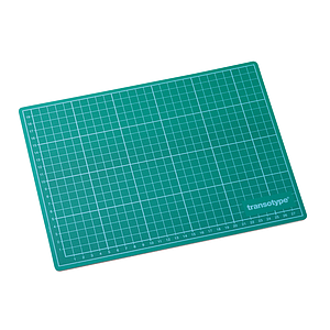 TRANSOTYPE SNIJMAT -GROEN/ZWART - 45X60CM