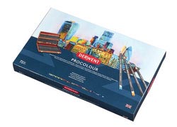 PROCOLOUR  HOUTEN KOFFER SET 72 STUKS
