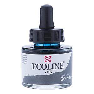 TALENS ECOLINE INKT 30ML - 706 DONKERGRIJS