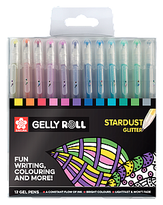 GELLY ROLL SET STARDUST GLITTER - 12ST