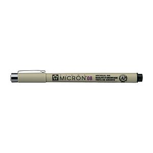 PIGMA MICRON FINELINER - 0.8MM 49 ZWART