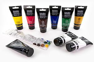 BASICS ACRYLIC BOX 9 TUBES 75ML