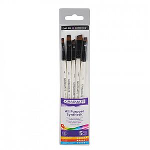 GRADUATE FLAT & SHADERS BRUSH SET - 5 STUKS