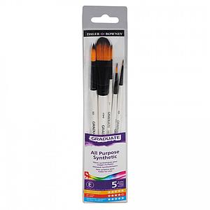 GRADUATE LANDSCAPE BRUSH SET - 5 STUKS