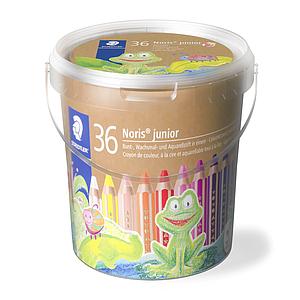 NORIS KLEURPOTLODEN EMMER 36ST + 3 SLIJPERS