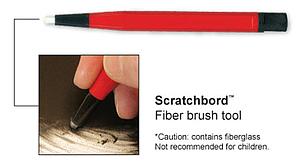 AMP SCRATCHBORD - FIBER BRUSH