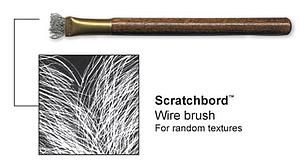 AMP SCRATCHBORD - WIRE BRUSH