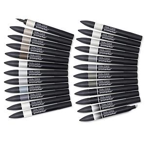 PROMARKER - BLACK & GREY SET - 24 ST