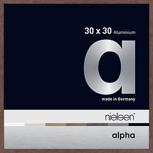 ALU FINEER - 30x30CM - WENGE