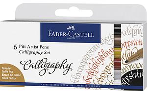 PITT ARTIST PEN - CALLIGRAPHY SET - 6ST.