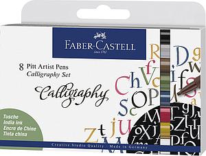 PITT ARTIST PEN - CALLIGRAPHY SET - 8ST.