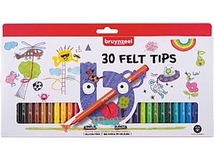 BRUYNZEEL KIDS - VILTSTIFT SET - 30ST