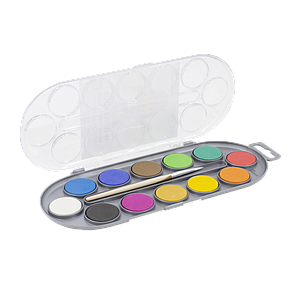 BRUYNZEEL KIDS - WATERVERF SET - 12ST