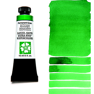 EXTRA FINE WATERCOLOR TUBE 15ML - PERMANENT GREEN