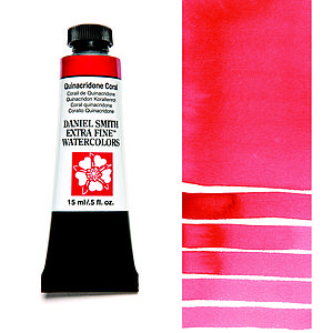 EXTRA FINE WATERCOLOR TUBE 15ML - QUINACRIDONE CORAL