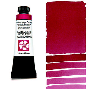 EXTRA FINE WATERCOLOR TUBE 15ML - QUINACRIDONE FUCHSIA