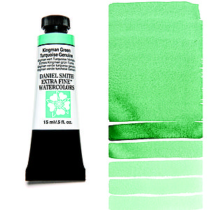 EXTRA FINE WATERCOLOR TUBE 15ML- KINGMAN GREEN TURQUOISE GENUINE